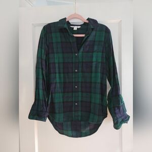 Old Navy The Classic Shirt Plaid Button-Up